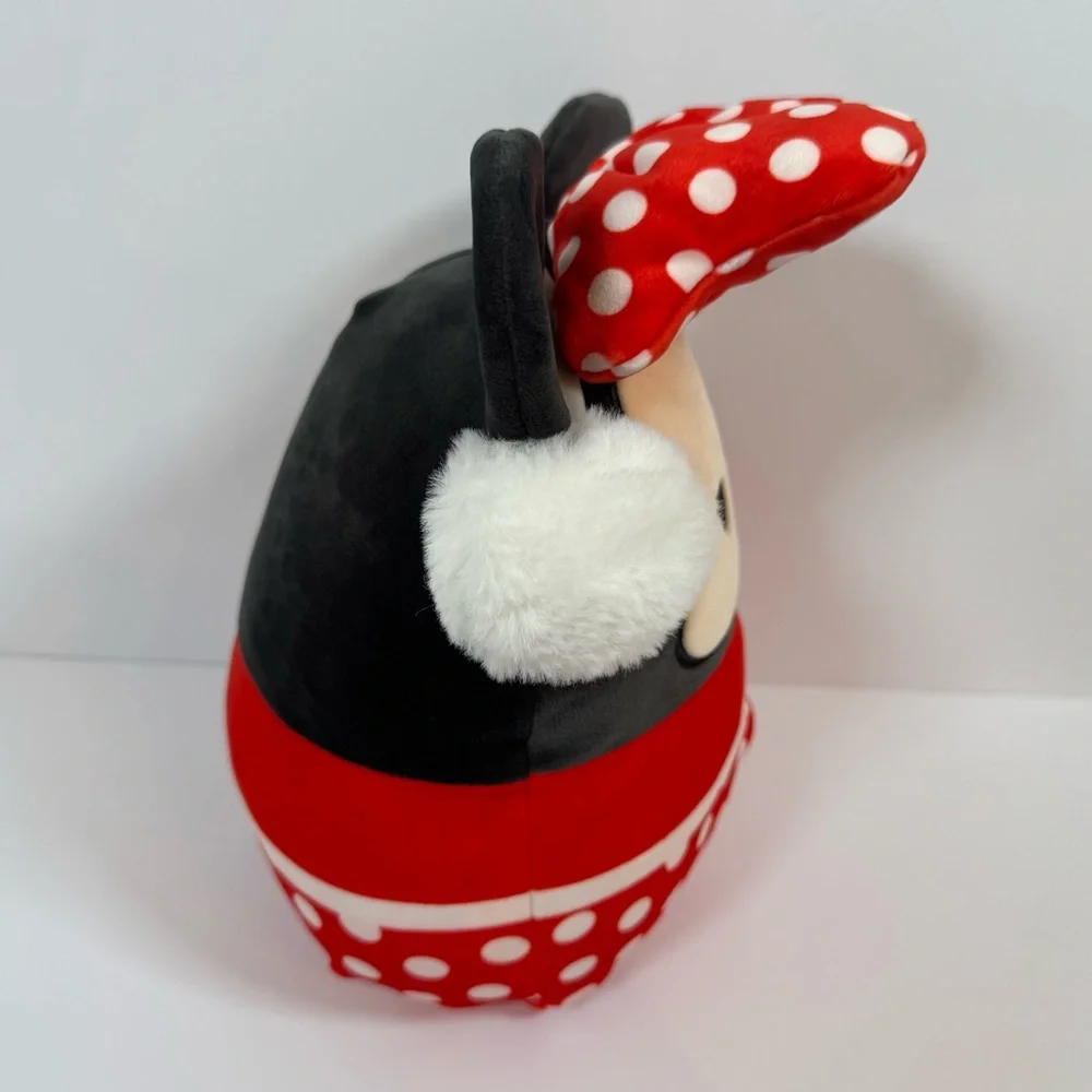 Disney Squishmallow Minnie Mouse Winter Christmas Holiday Earmuffs 12